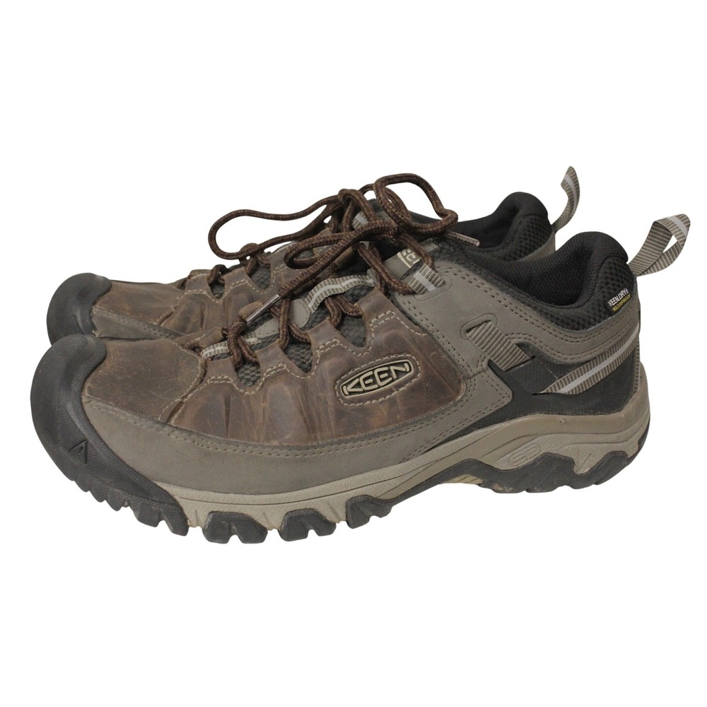 KEEN Targhee III Waterproof‎ Hiking Shoes Mens 12 Brown Black 1017783